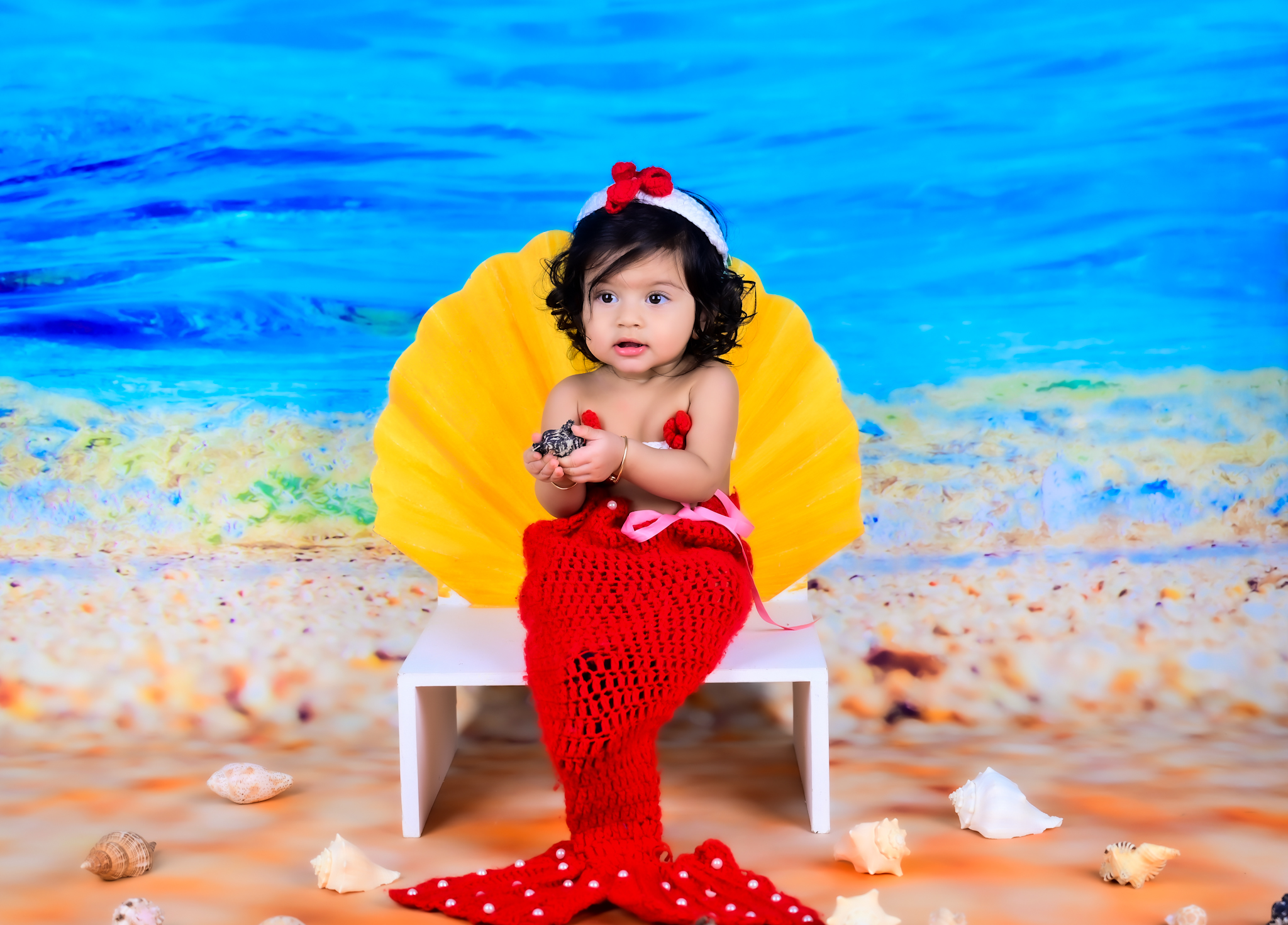 Indoor baby photography setup in Bangalore