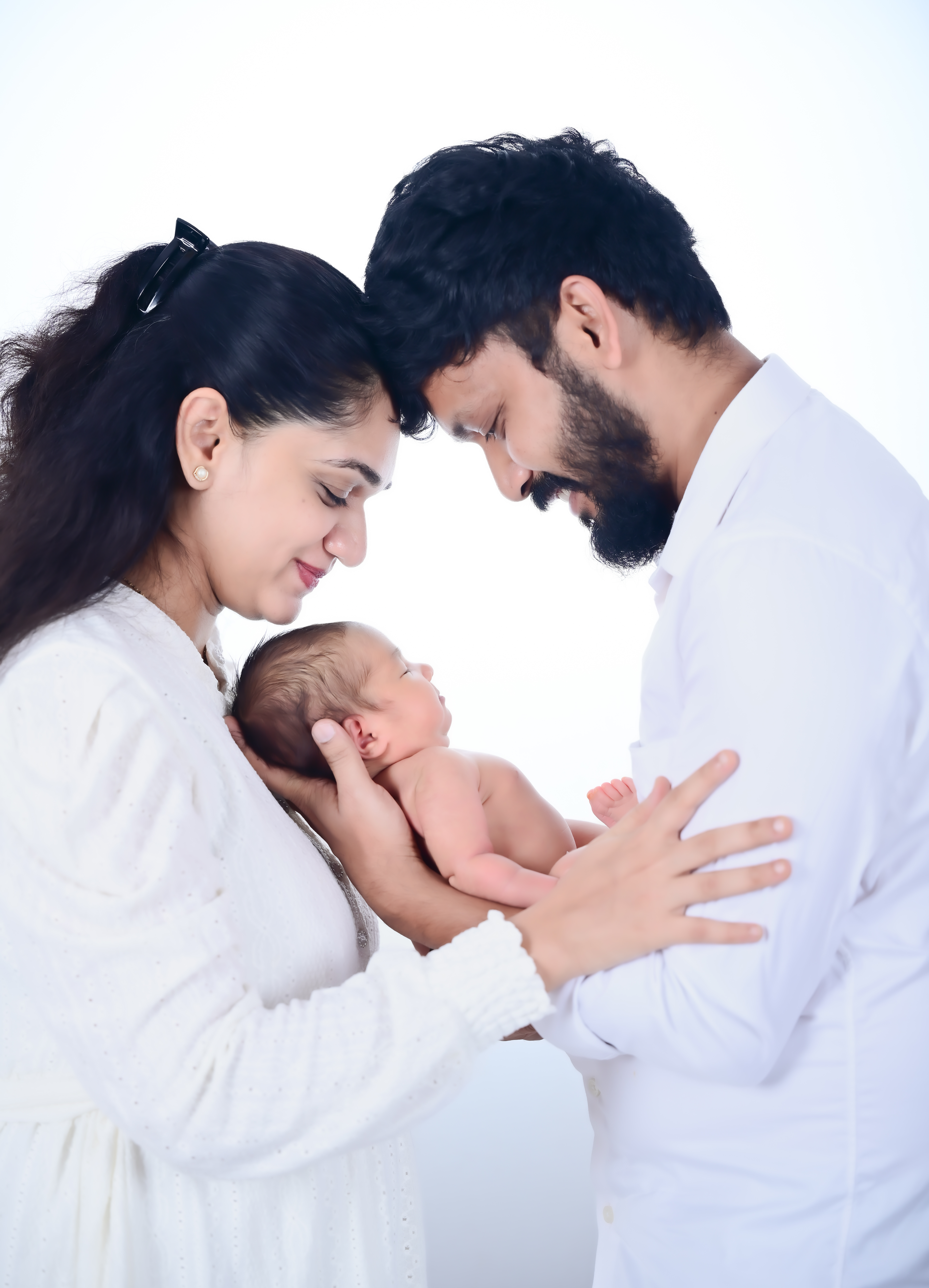 Beautiful indoor family photography session