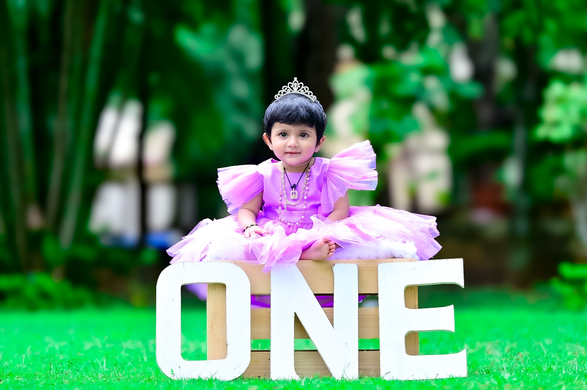Sunset outdoor baby photoshoot in Bangalore
